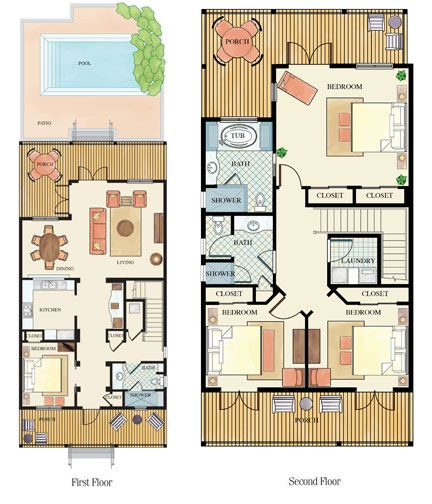 Four Bedroom Cottage Floor Plan Google Search Cottage Floor Plan  - 1948 House 4 Bedroom Cottage Floor Plans