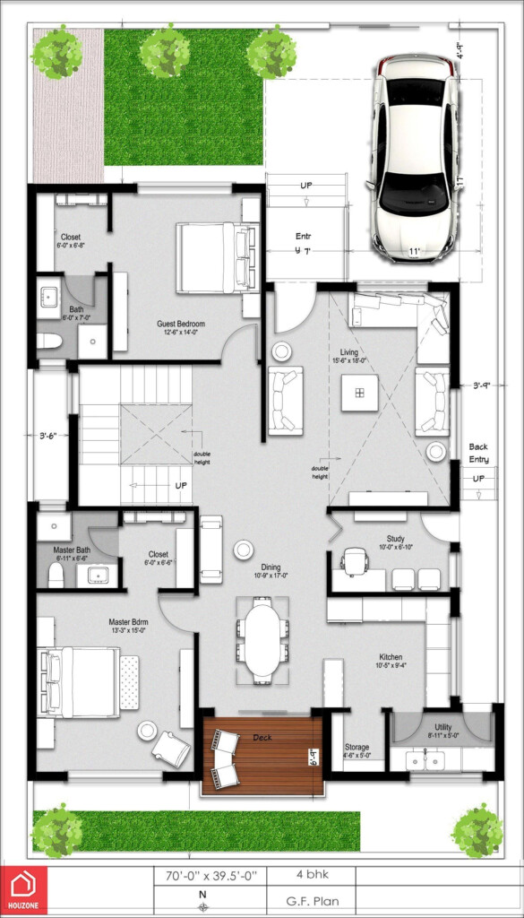 Free 4 Bedroom Duplex House Plans Krkfm - 4 Bedroom House Floor Plans India