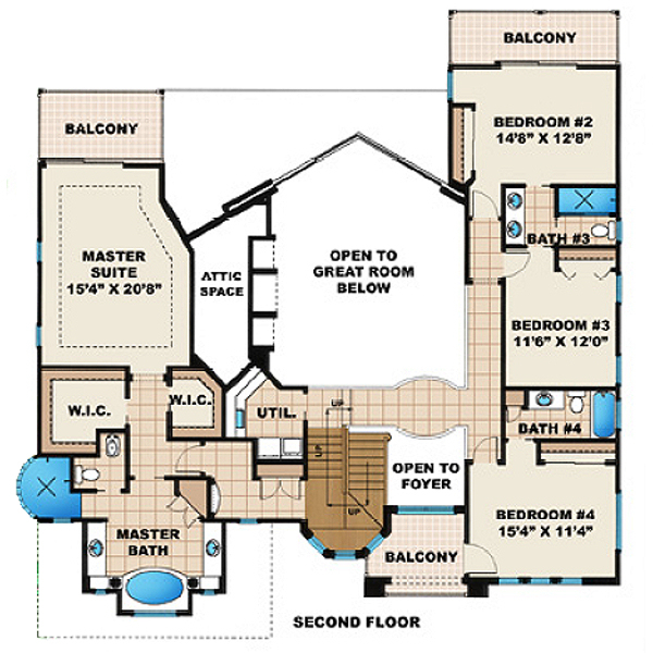 House 1880 Blueprint Details Floor Plans - Six Bedroom House 1880's Floor Plan