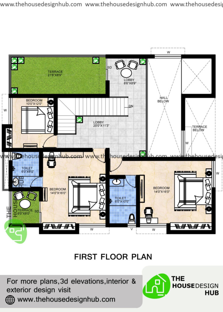 House Plans Duplex At Mary Calloway Blog - Three Bedroom Duplex Layout Floor House Plans