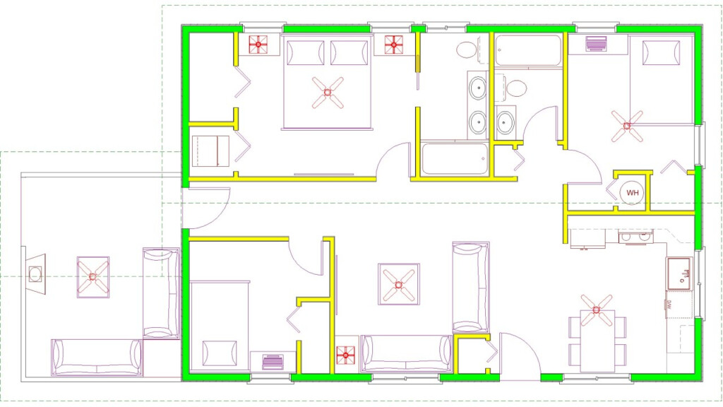 House Plans With 3 Bedrooms 2 Baths Www resnooze - 3 Bedroom 2 Bathroom Tiny House Floor Plan