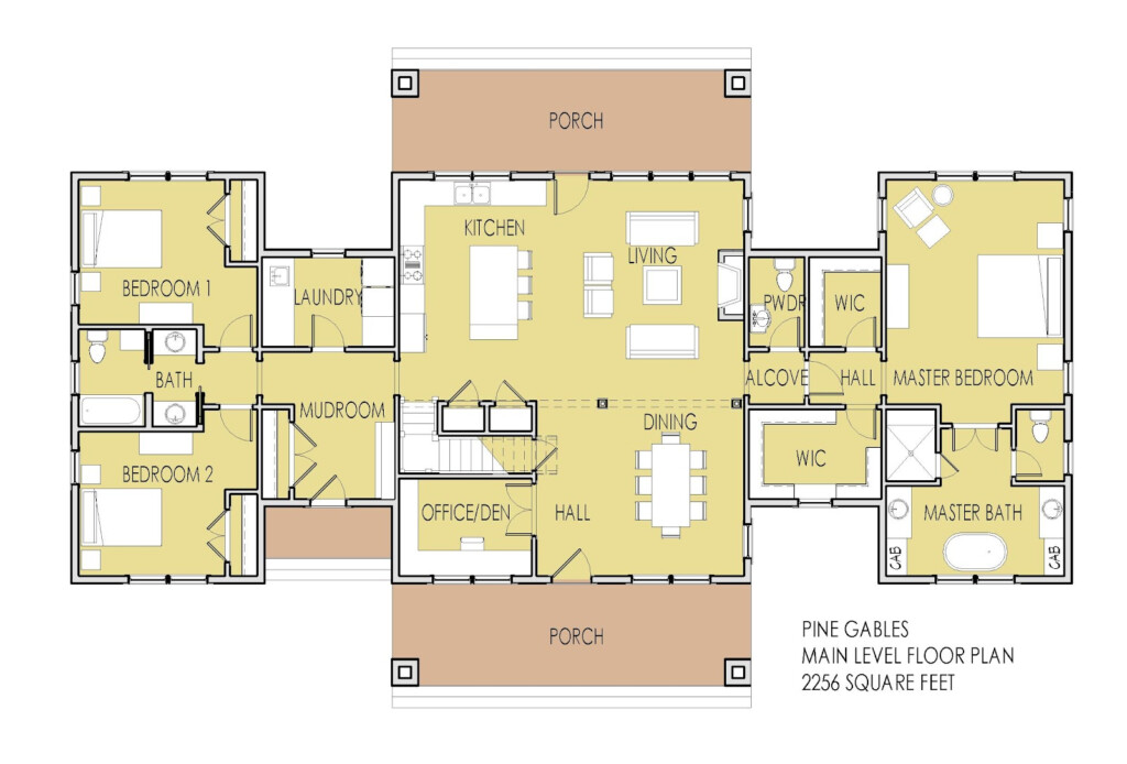 Inspiring House Plans With 2 Master Suites On Main Floor Photo House  - House Plans With 2 Bedrooms On Main Floor