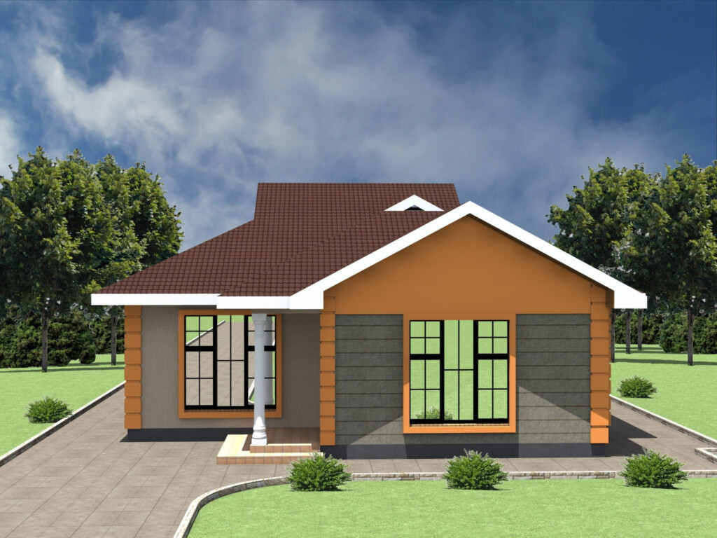 Kenya House Plans And Designs - One Bedroom House Floor Plans In Kenya