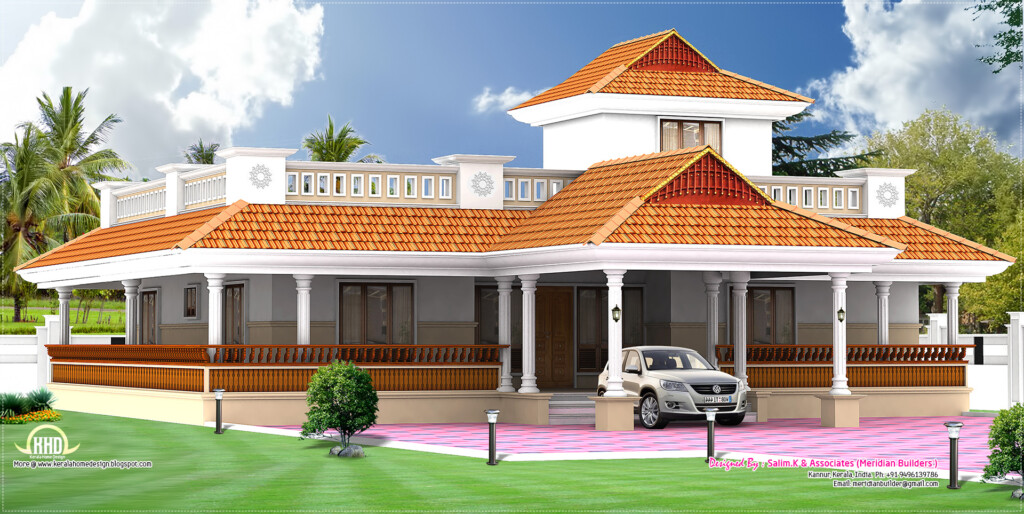 Kerala Style Vastu Oriented 2 Bedroom Single Storied Residence Kerala  - 2 Bedroom Single Floor House Plans Kerala Style