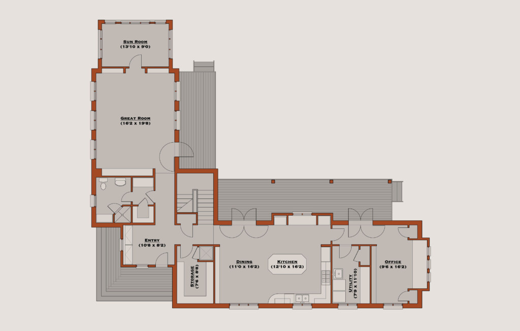 L Shaped House Plans Best Home Decorating Ideas L Shaped House L  - L Shaped 1 Bedroom House Floor Plans