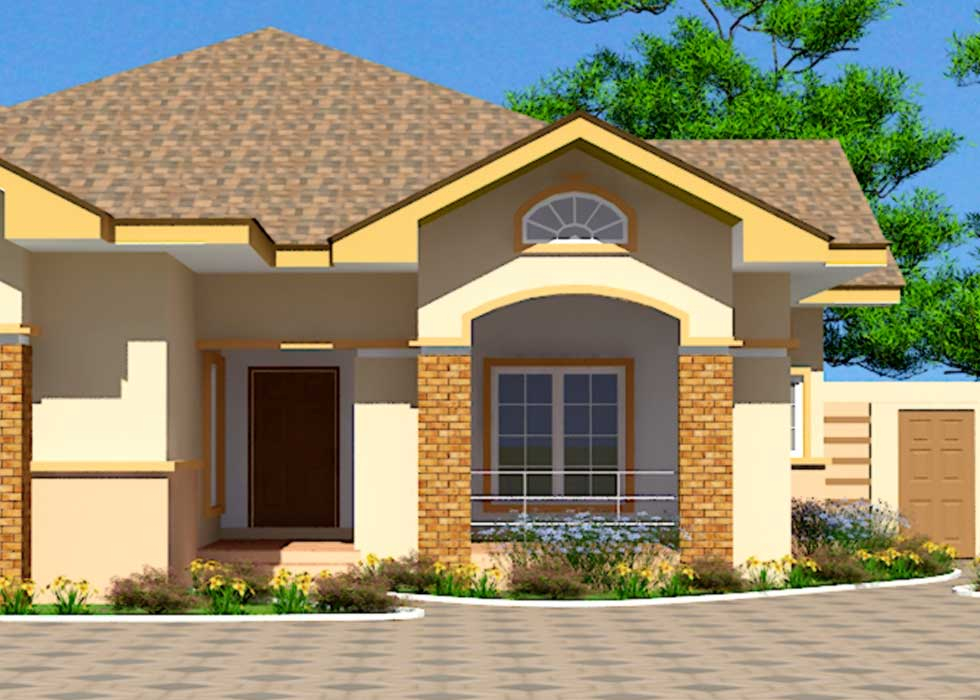 List View Ghana House Plans - 3 Bedroom House Floor Plans In Ghana