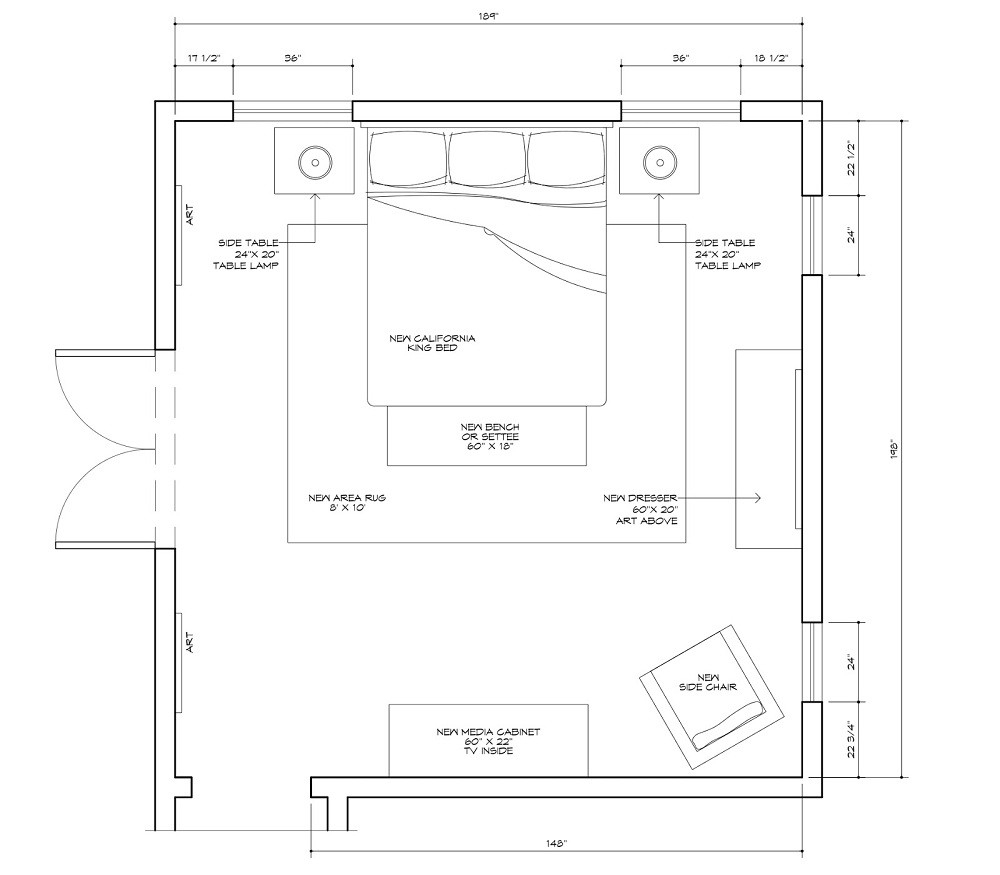 Master Bedroom Floor Plan With Measurements At Darla Seamon Blog - 11 Bedroom House Floor Plan