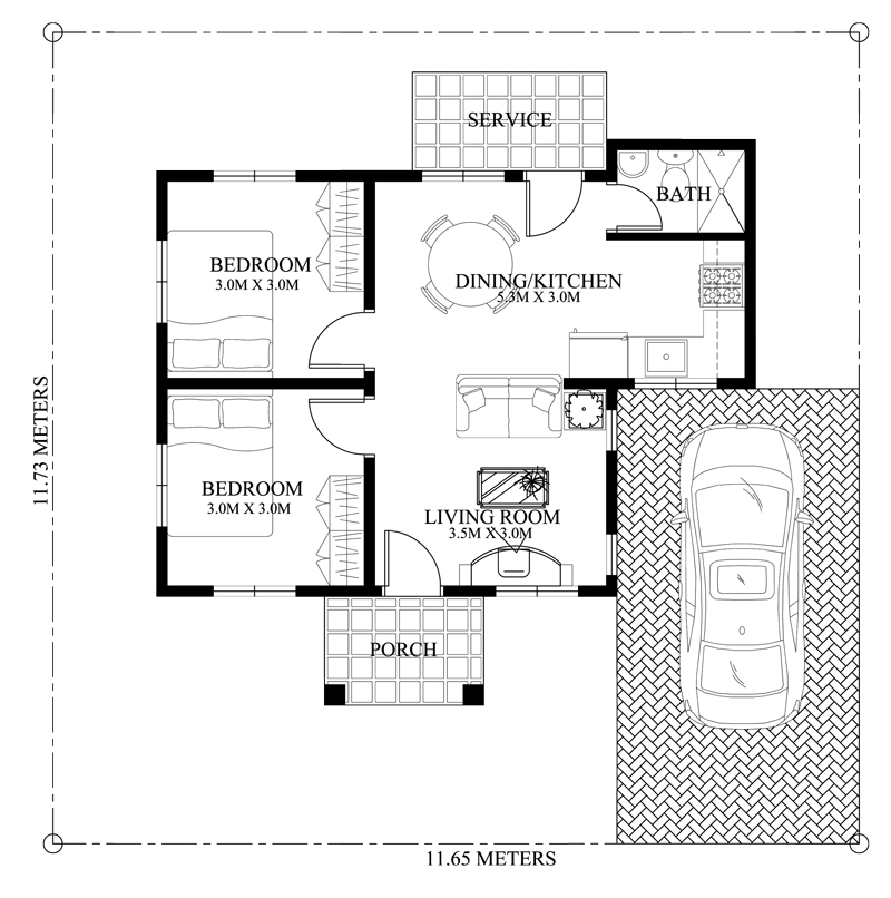 Modern 2 Bedroom House Plans Pdf Philippines Www cintronbeveragegroup - Floor Plan 2 Bedroom House Philippines