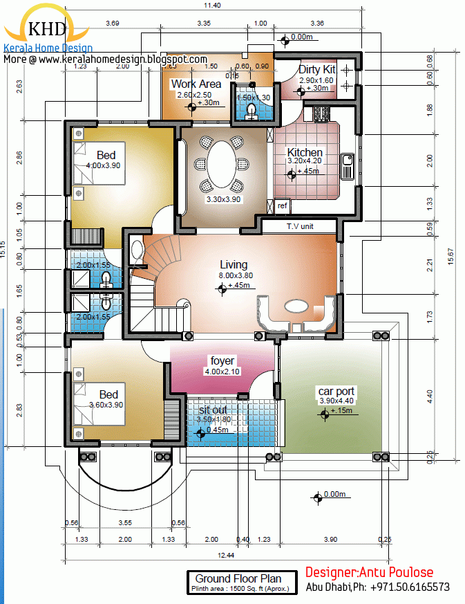 Modern 2000 Sq Ft House Plans For A Stylish And Spacious Home House Plans - 2000 Sq Ft House Plans 1 Floor 4 Bedroom