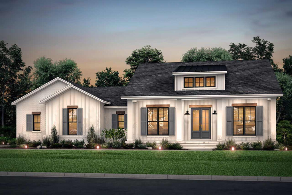 Modern farmhouse House Plan 3 Bedrooms 2 Bath 2044 Sq Ft Plan 50 400 - Floor Plans 3 Bedroom Farmhouse Style House