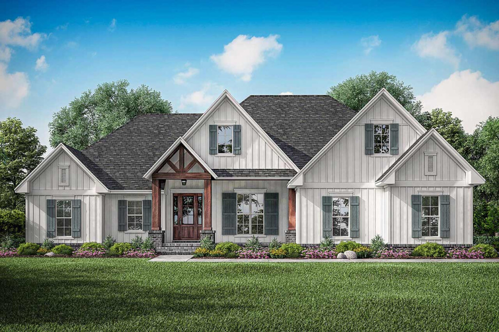 Modern farmhouse House Plan 3 Bedrooms 2 Bath 2358 Sq Ft Plan 50 389 - Floor Plans 3 Bedroom Farmhouse Style House