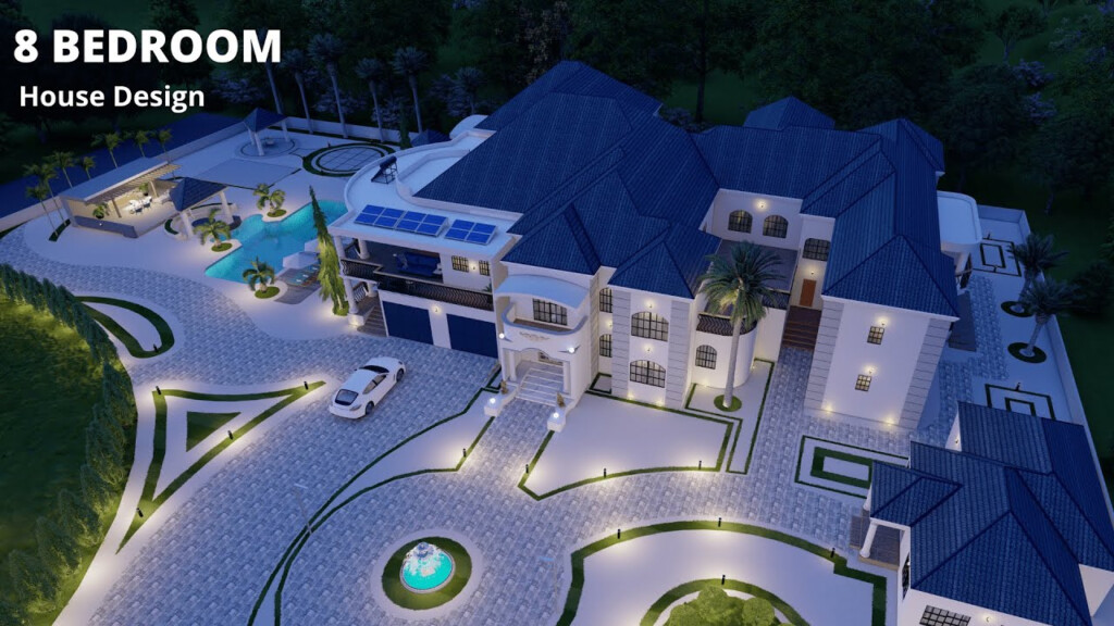 Modern House Design 8 Bedroom Mediterranean House Design YouTube - 8 Bedroom Floor Plan House