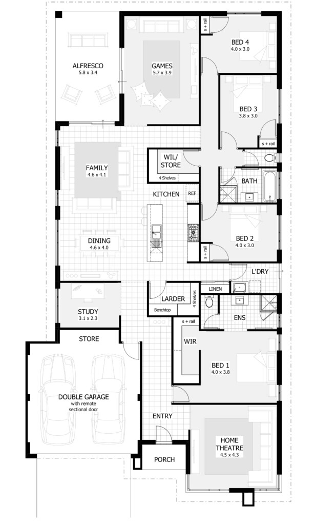 Modern House Floor Plans Floor Plans Ranch Home Design Floor Plans  - Cheap 4 Bedroom Houses Floor Plans