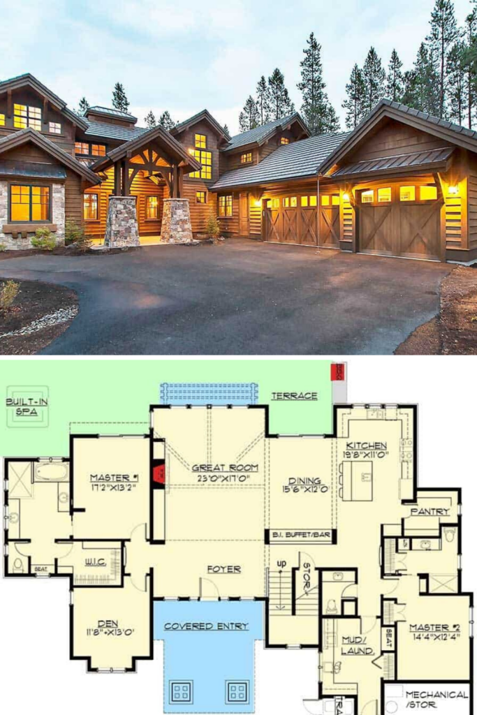 Mountain House Floor Plans Creating The Perfect Home In A Beautiful  - Bedroom On The Second Floor Luxury Mountain House Plan