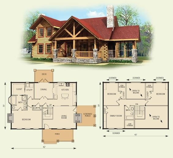 New 4 Bedroom Log Home Floor Plans New Home Plans Design - 4 Bedroom House Floor Plans With Lofts