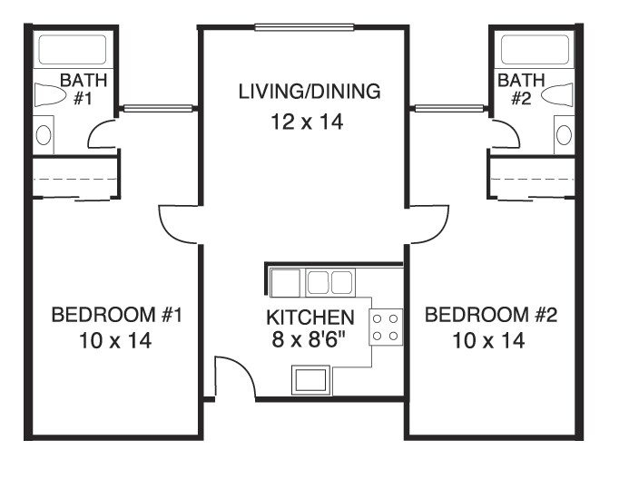 New Small 2 Bedroom 2 Bath House Plans New Home Plans Design - 2 Bedroom 2 Bath 2 Floors House Plans