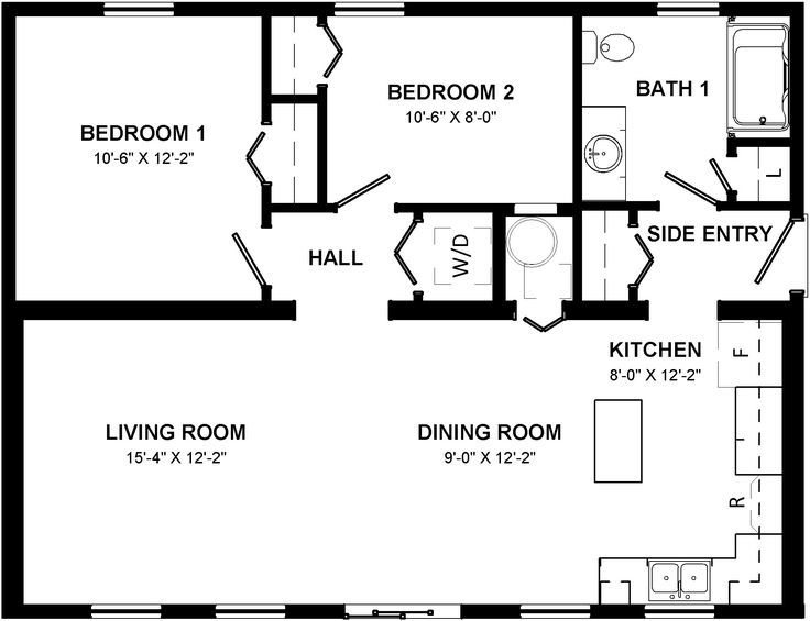 Newest 24X28 House Plans House Plan Ideas - One Bedroom 24x28 House Floor Plans