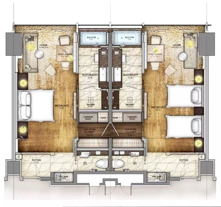 Regency Suites Floor Plan Floorplans click - Hyatt House 2 Bedroom Suite Floor Plan