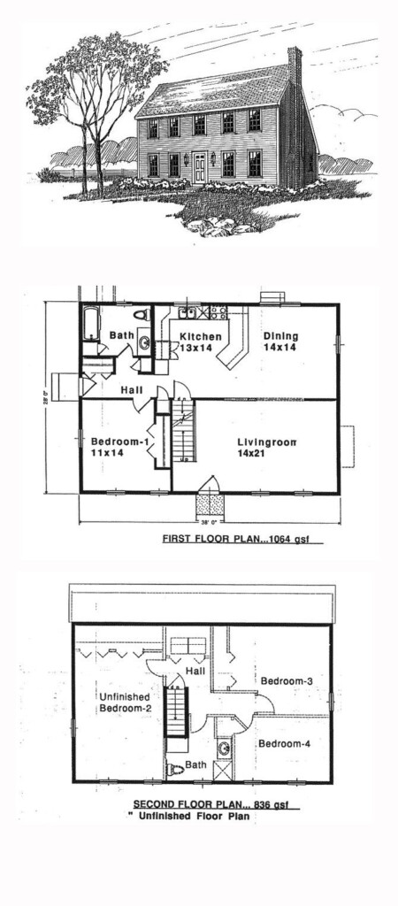 Saltbox Style House Plans - Saltbox House Plans Master Bedroom On 1st Floor