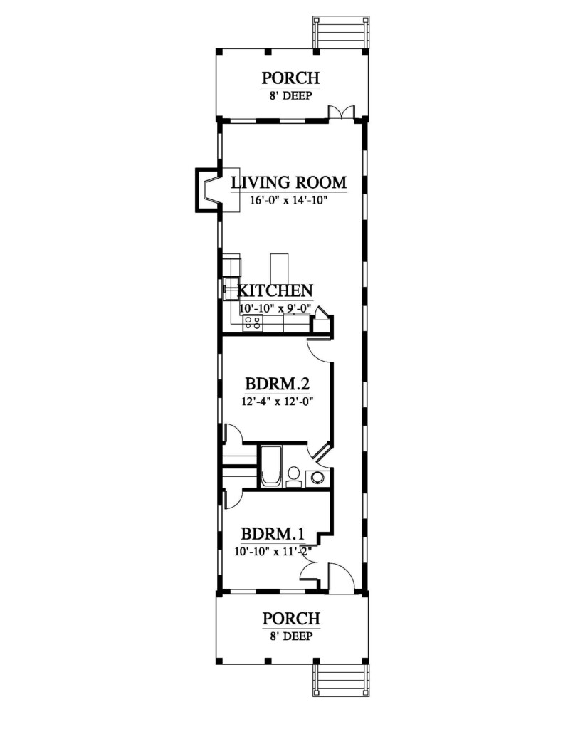 Shotgun House Floor Plans Artofit - Rental 3-4 Bedroom Shootgun House Floor Plans Ideias