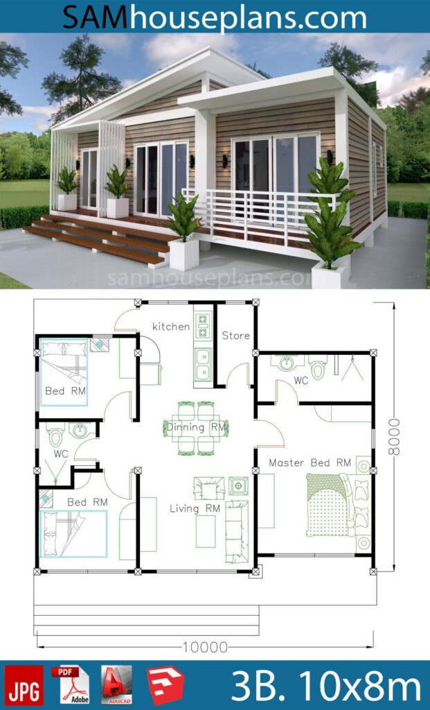 Simple Beach House Plans 2021 In 2020 Beach House Plans Model House  - 3 Bedroom Beach House Floor Plan