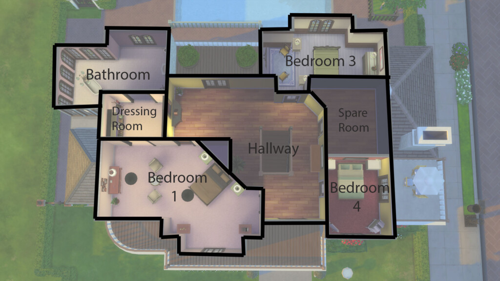 Sims 4 Big Family House Floor Plan Viewfloor co - Sims 4 2 Bedroom House Floor Plan