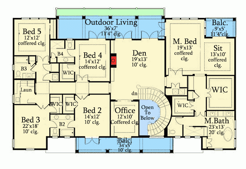 Single Story 6 Bedroom House Floor Plans Floorplans click - Floor Plan 6 Bedroom House