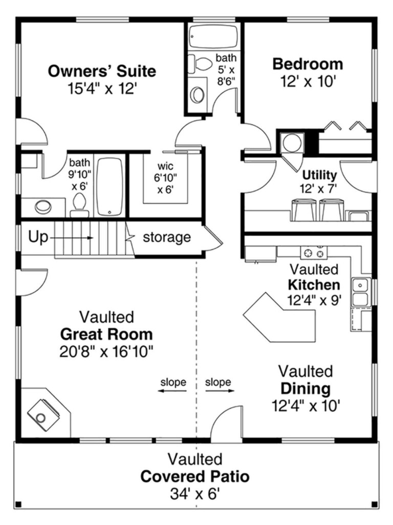 Small 2 Bedroom 2 Bath House Plans Ideas For Your Home House Plans - 2 Bedroom 2 Bath Single Floor House Plans