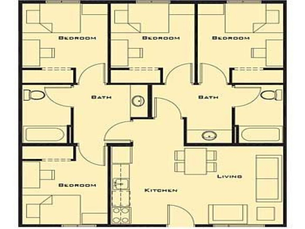 Small 4 Bedroom House Plans Exploring Ideas For Every Budget House Plans - 4 Bedroom House Floor Plans With Models