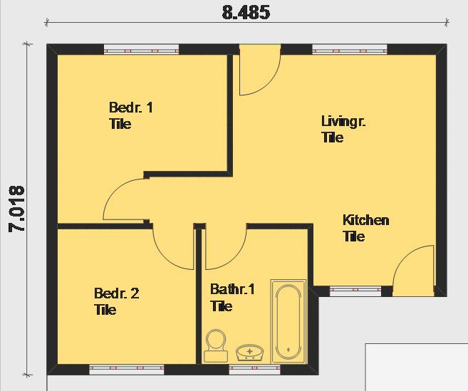 Small Cottage House Plans South Africa Simple 2 Bedroom House Plans  - 2 Bedroom House Floor Plans South Africa