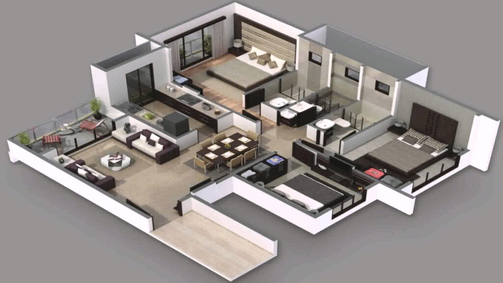 South African 3 Bedroom House Floor Plans see Description YouTube - South African 3 Bedroom House Floor Plans