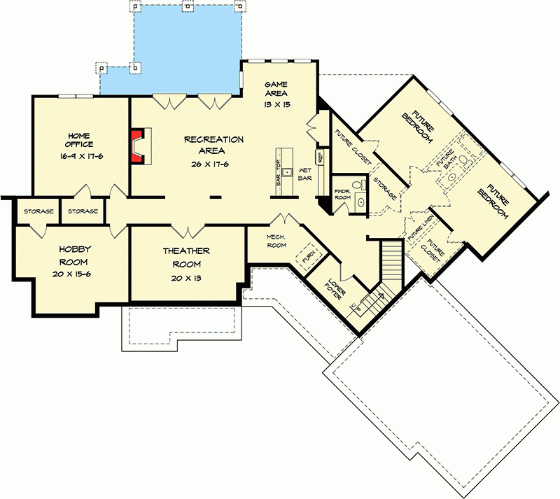 Split Bed Craftsman With Angled Garage 36055DK Architectural  - 1 Floor Angled Garage Split Bedroom House Plans