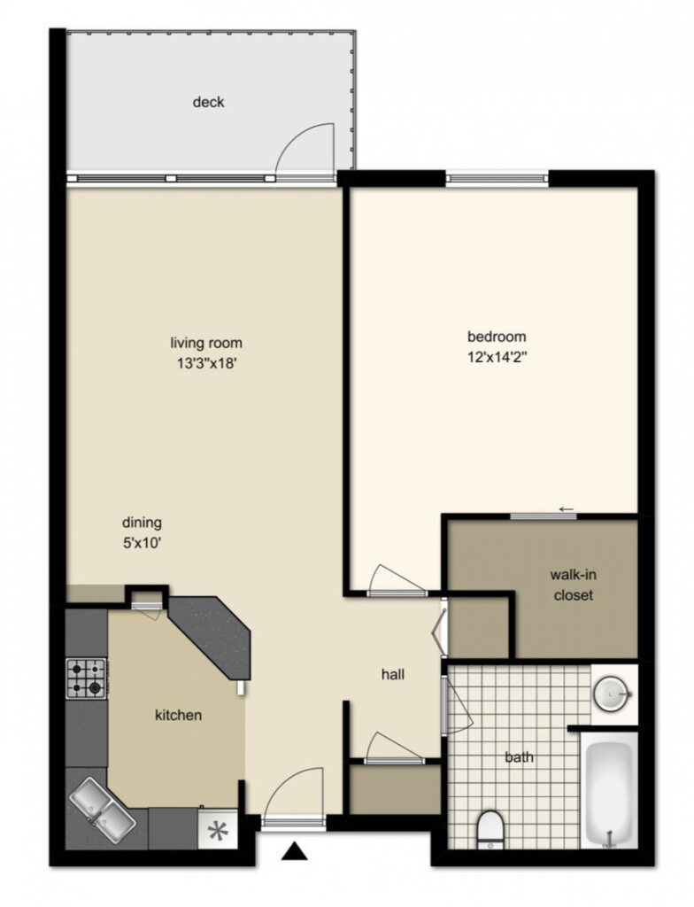 Standard One Bedroom 800 Sq Ft Trail Ridge Senior Living - Floor Plans For 800 Square Foot One Bedroom House