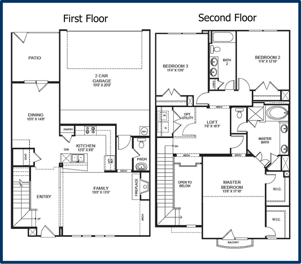 The Parkway Luxury Condominiums SOURCE - 2 Story 4 Bedroom House Floor Plans