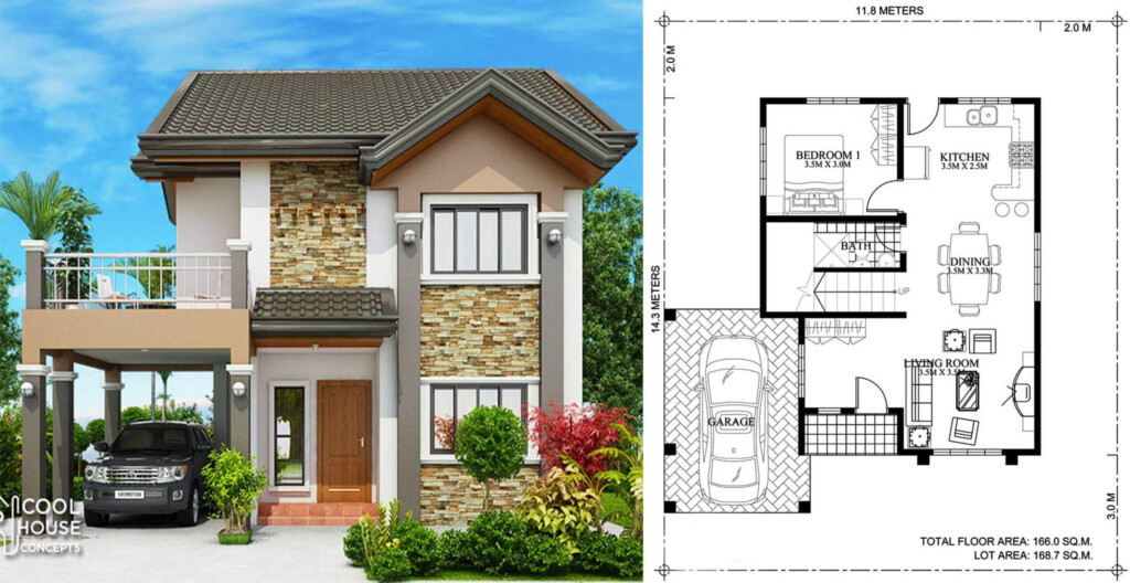 Three Bedroom Bungalow With Awesome Floor Plan Engineering Discoveries - Bungalow House 3 Bedroom Floor Plan