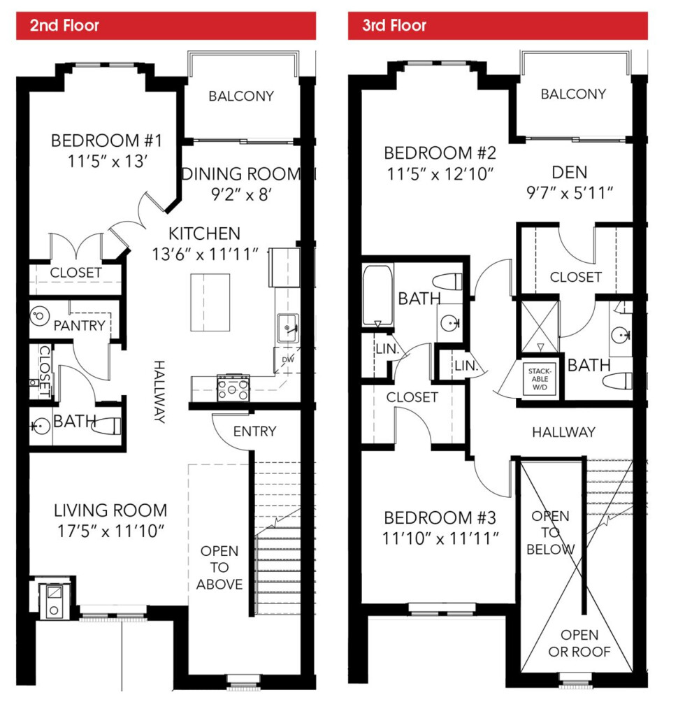 Topmost Small 3 Bedroom 2 Story House Plans 3D Best New Home Floor Plans - 2 Storey House With 3 Bedrooms Floor Plan