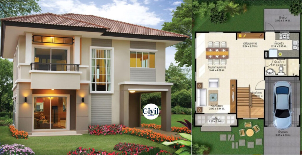 Two Storey 3 Bedroom House Design Engineering Discoveries - 2 Storey House With 3 Bedrooms Floor Plan