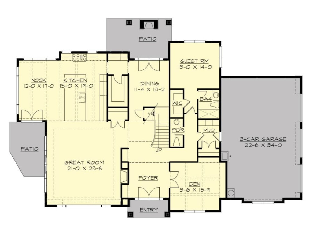 Two Story 5 Bedroom Meydenbauer Home Floor Plan  - Floor Plan 5 Bedroom House