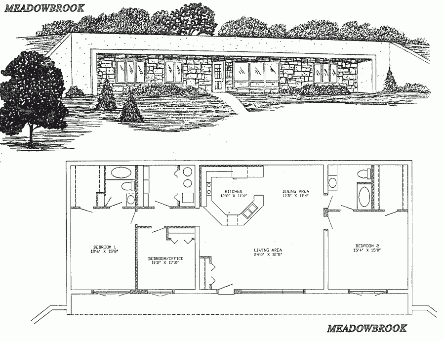 Underground House Plans Exploring The Benefits And Drawbacks House Plans - 4 Bedroom Underground House Floor Plan