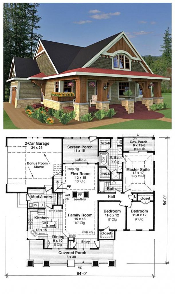 Unique 3 Bedroom Craftsman Style House Plans New Home Plans Design - Open Floor Plans Three Bedroom Craftsman House Plans