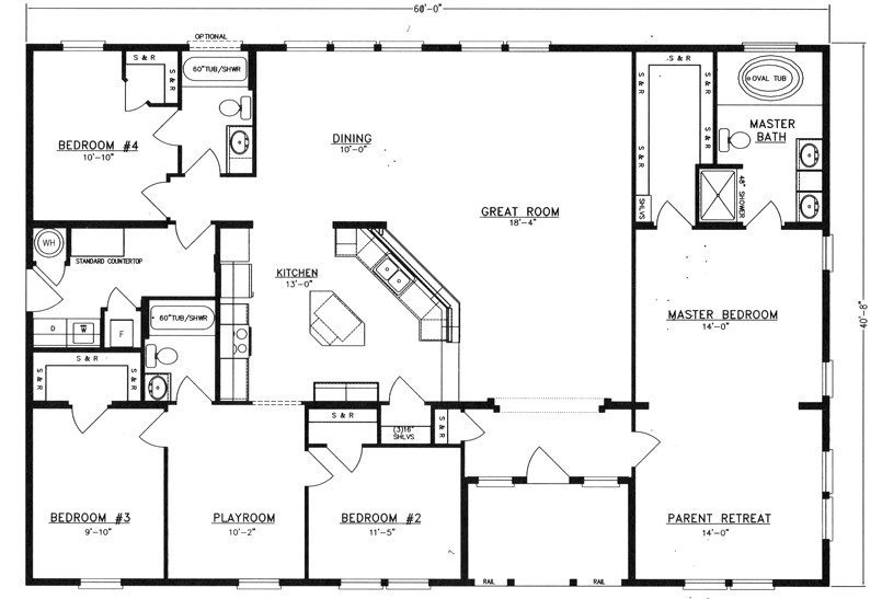 Unique Four Bedroom Three Bath House Plans New Home Plans Design - House Floor Plans 4 Bedroom 3 Bath 2 Story